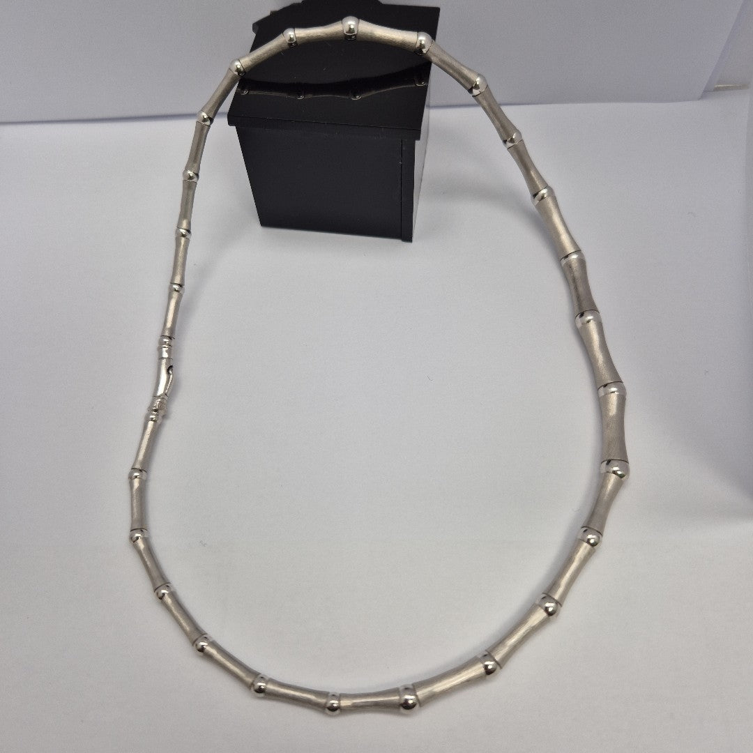 GARGANTILLA ORO BLANCO 14 K 24,70 GRMS (SEMINUEVO)