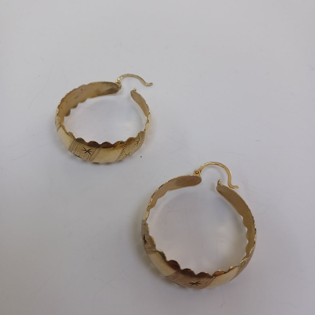 ARRACADAS PAR ORO 8 K 6,40 GRMS (SEMINUEVO)