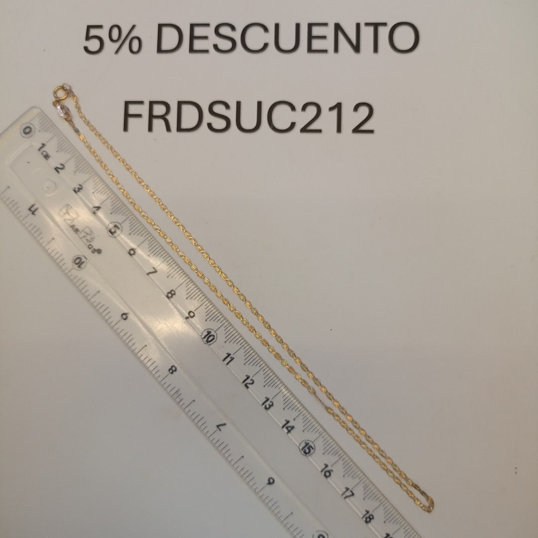 CADENA ORO 10 K 1,50 GRMS (SEMINUEVO)