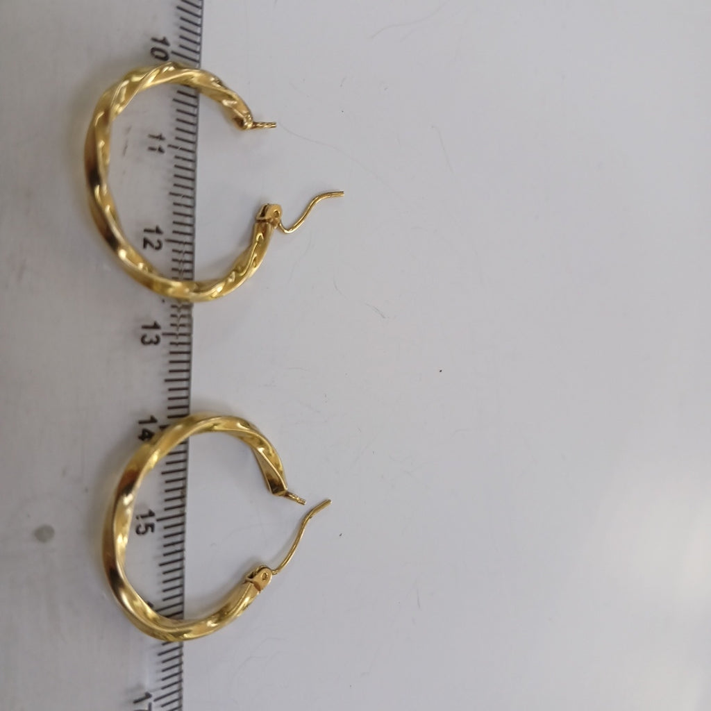 ARRACADAS PAR ORO 14 K 2,10 GRMS (SEMINUEVO)