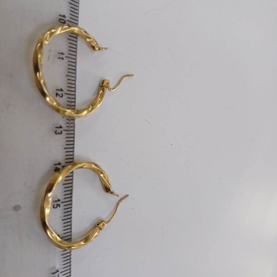 ARRACADAS PAR ORO 14 K 2,10 GRMS (SEMINUEVO)