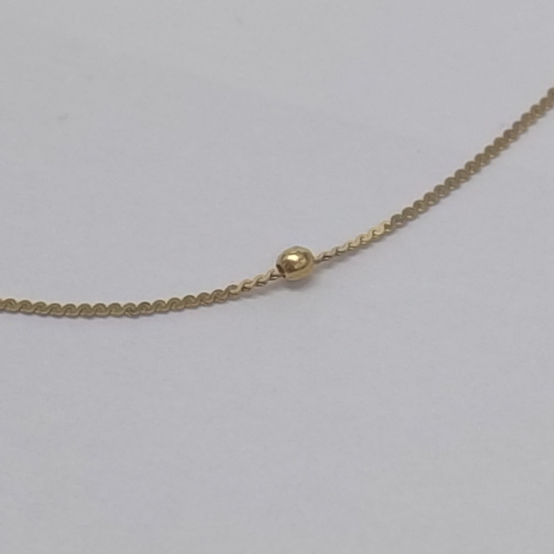CADENA ORO 14 K 1.7 GRMS (SEMINUEVO)