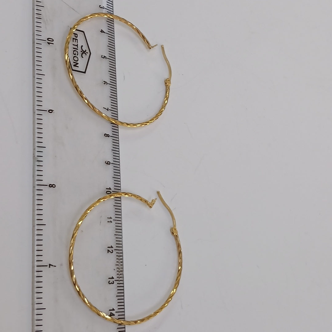 ARRACADAS PAR ORO 10 K 2.3 GRMS (SEMINUEVO)