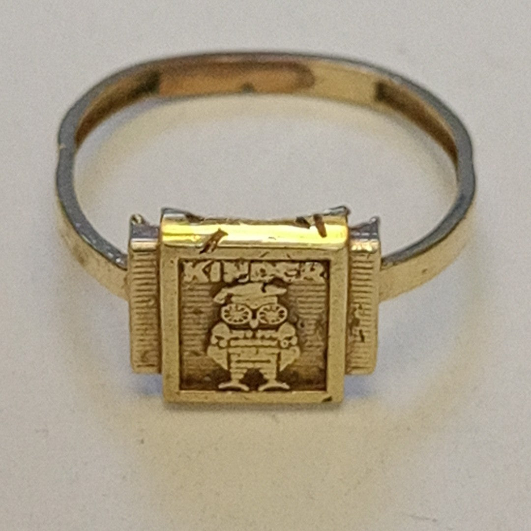 ANILLO DE GRADUACIÓN ORO 8 K 1,00 GRMS (SEMINUEVO)
