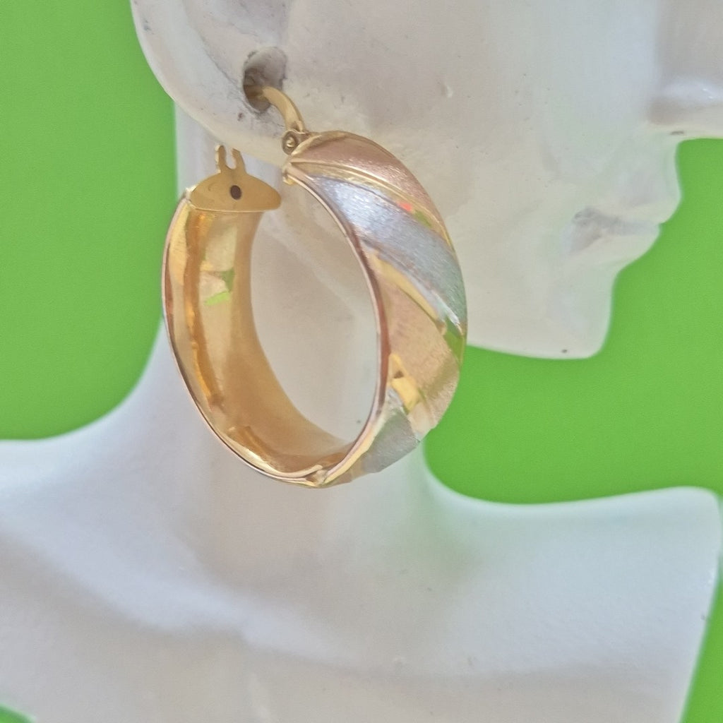 ARRACADAS PAR ORO 14 K 4,40 GRMS (SEMINUEVO)