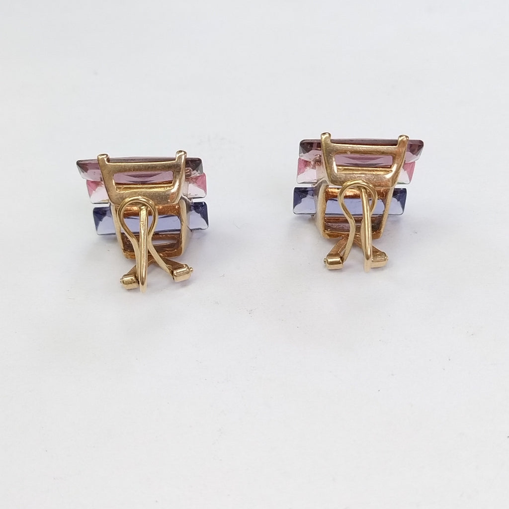 ARETES PAR ORO 10 K 7,00 GRMS (SEMINUEVO)