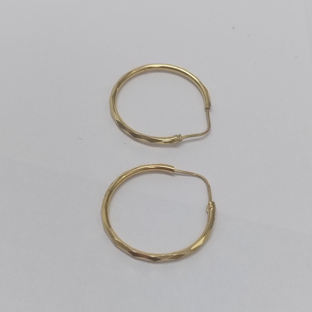 ARRACADAS PAR ORO 14 K 1.4 GRMS (SEMINUEVO)