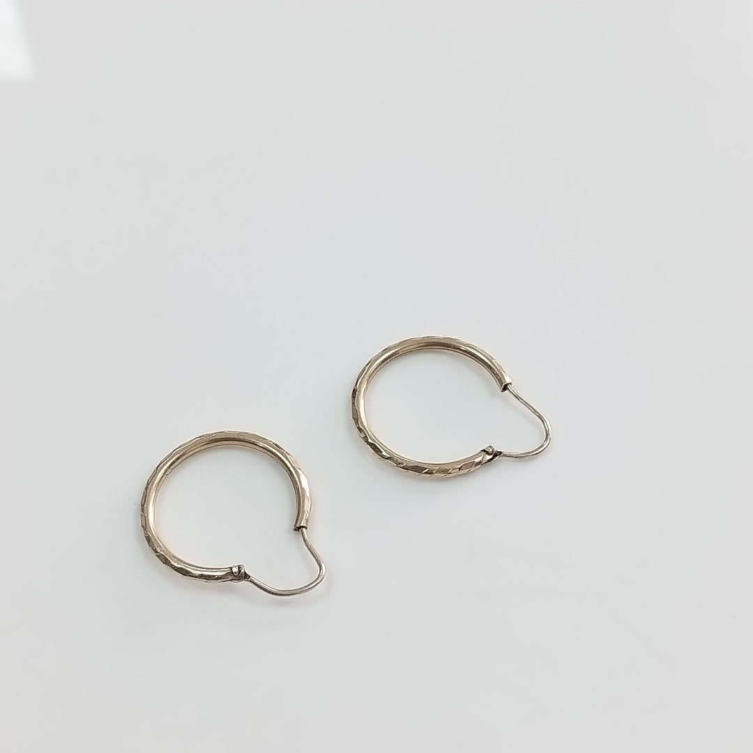 ARRACADAS PAR ORO 14 K 1,60 GRMS (SEMINUEVO)