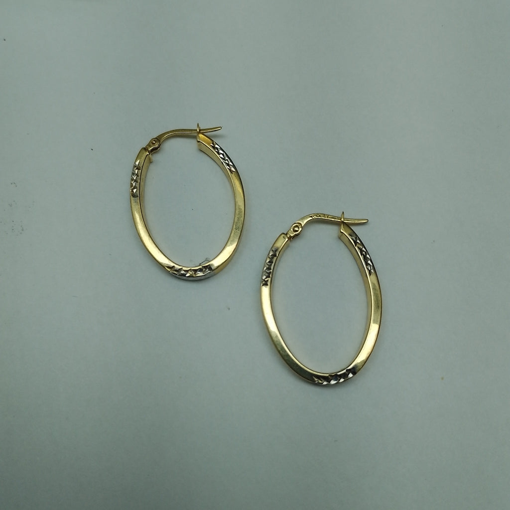 ARRACADAS PAR ORO, RODIADO 14 K 2.6 GRMS (SEMINUEVO)