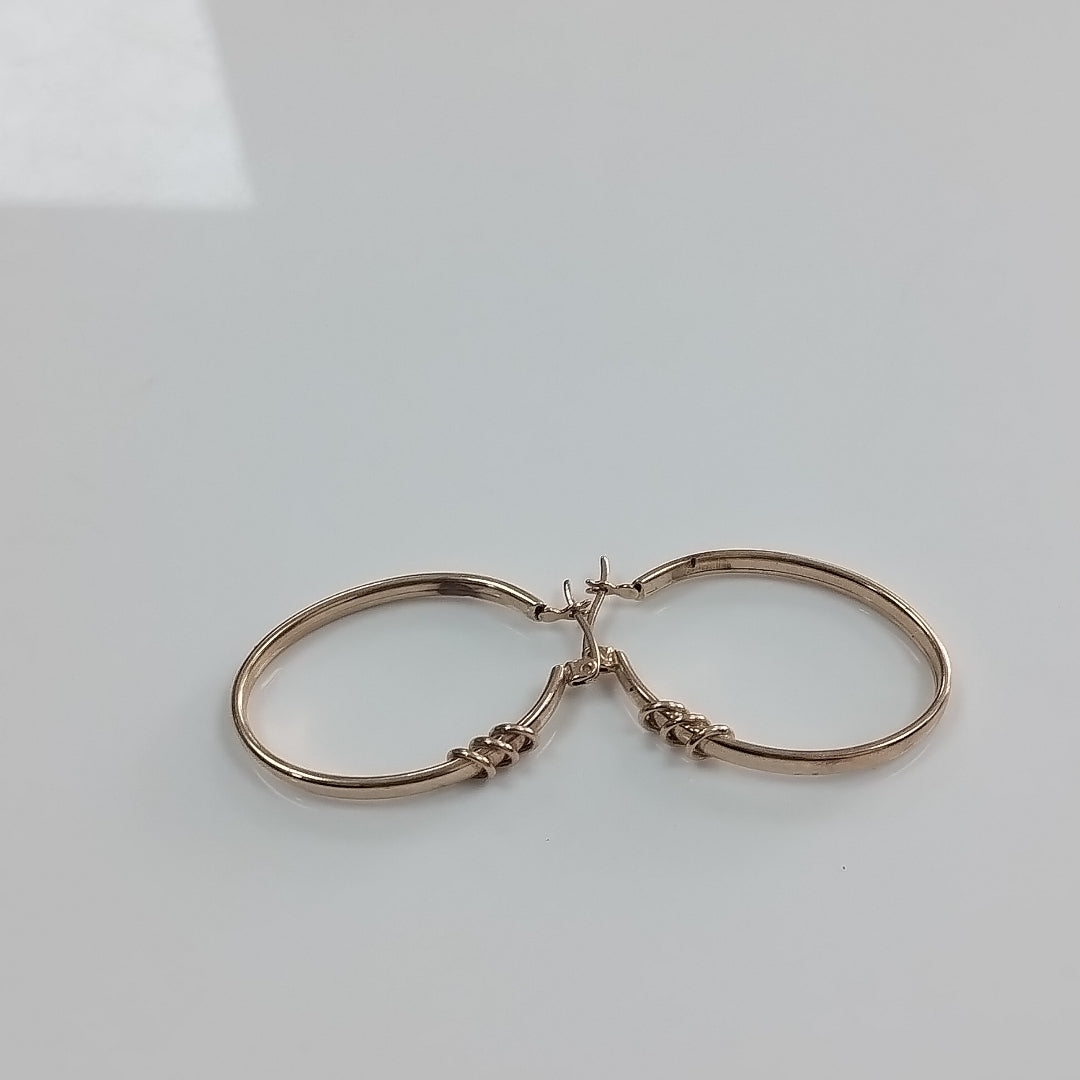 ARRACADAS PAR ORO 14 K 4,30 GRMS (SEMINUEVO)