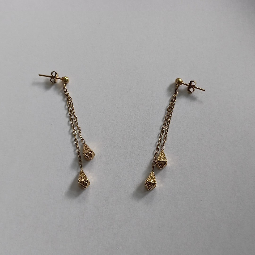 ARETES PAR ORO 14 K 2 GRMS (SEMINUEVO)