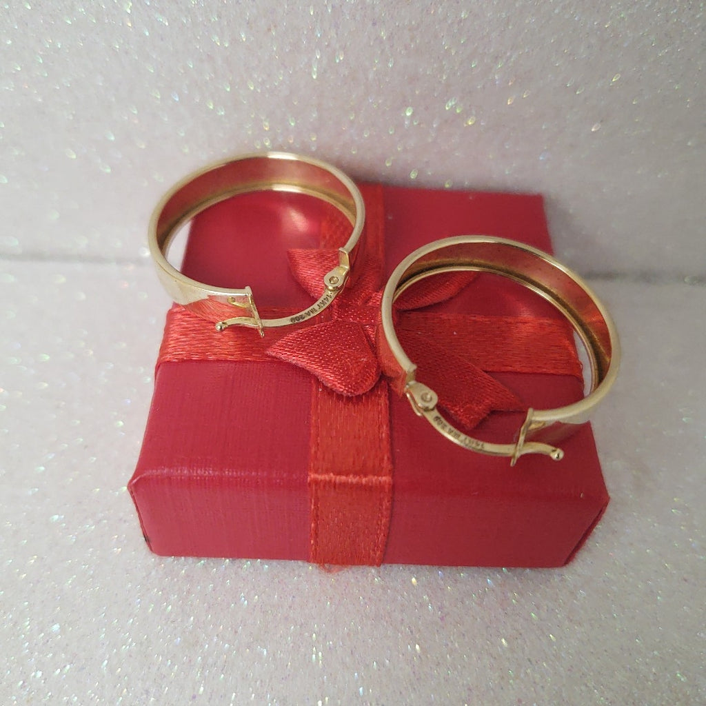 ARRACADAS PAR ORO 14 K 2.3 GRMS (SEMINUEVO)