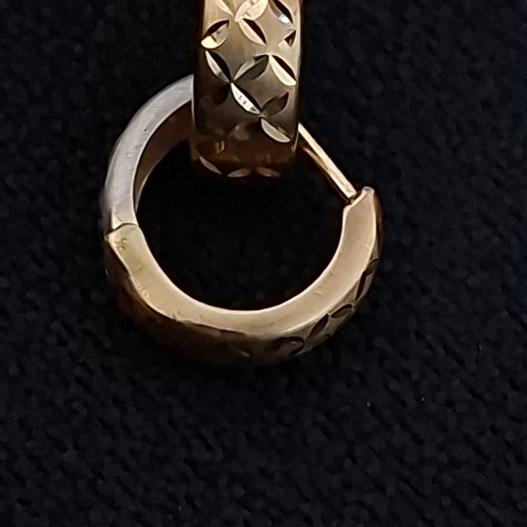 ARRACADAS PAR ORO 14 K 1.3 GRMS (SEMINUEVO)