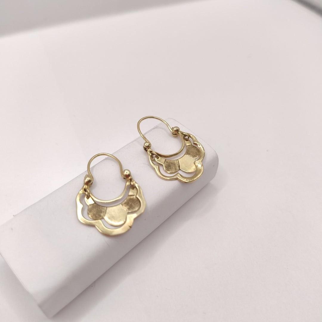 ARRACADAS PAR ORO 14 K 2,80 GRMS (SEMINUEVO)