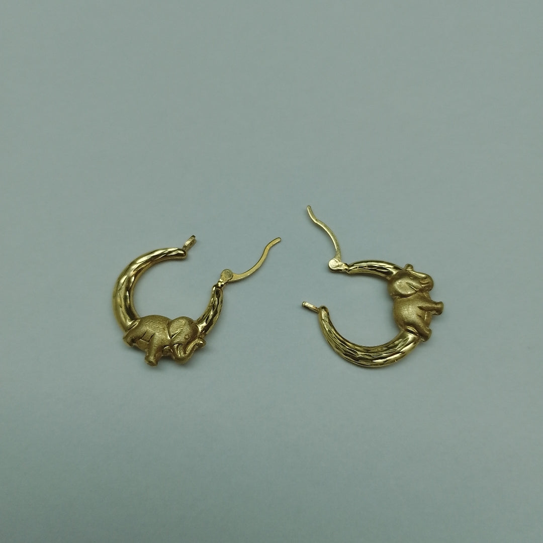 ARRACADAS PAR ORO 14 K 2.1 GRMS (SEMINUEVO)