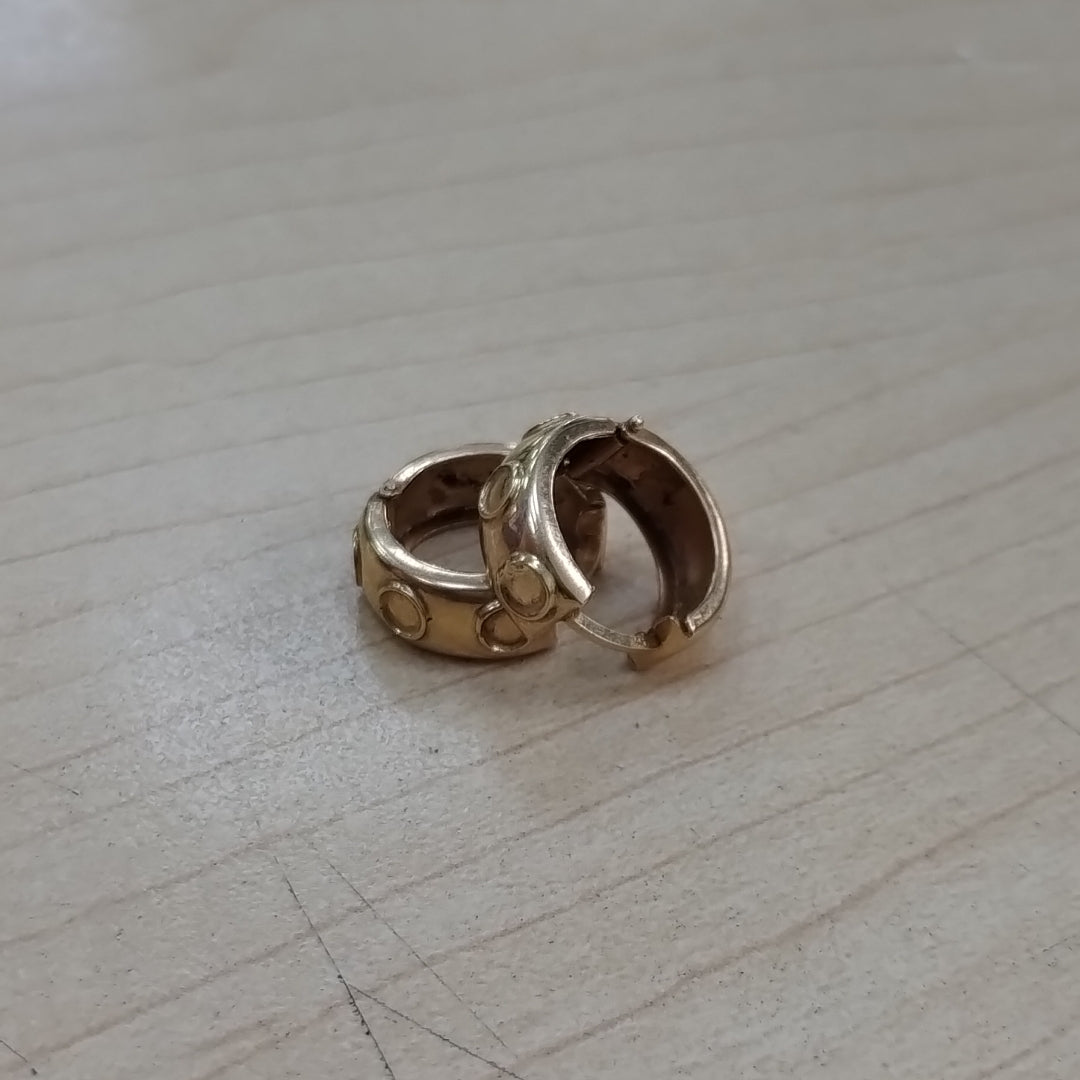 ARRACADAS PAR ORO 10 K 3,30 GRMS (SEMINUEVO)