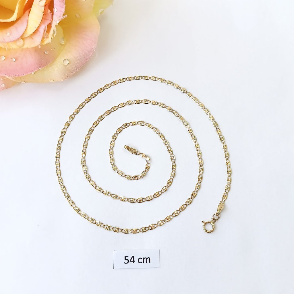 CADENA ORO,ORO COMBINADO 10 K 2,70 GRMS (SEMINUEVO)