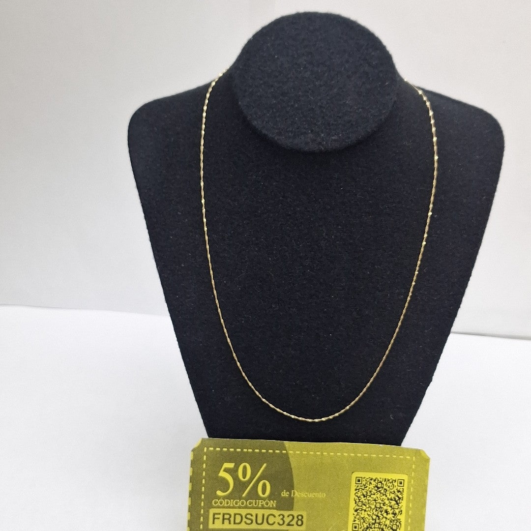 CADENA ORO 10 K 0.7 GRMS (SEMINUEVO)