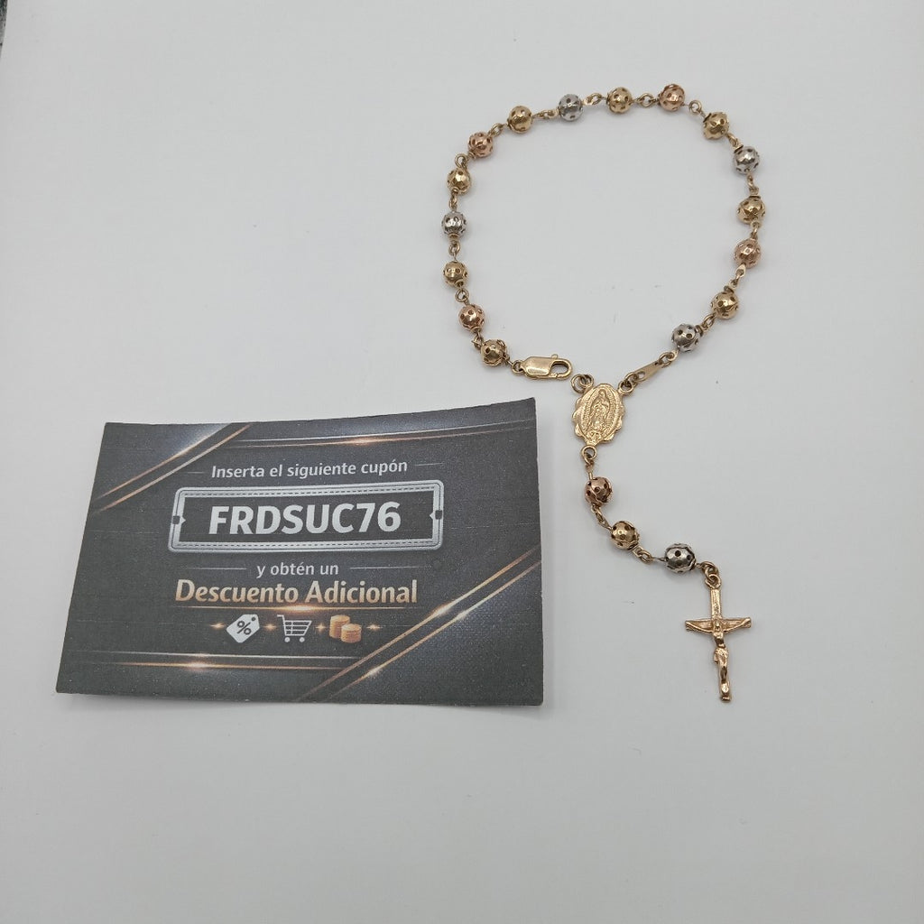PULSERA ORO COMBINADO 14 K 6,70 GRMS (SEMINUEVO)
