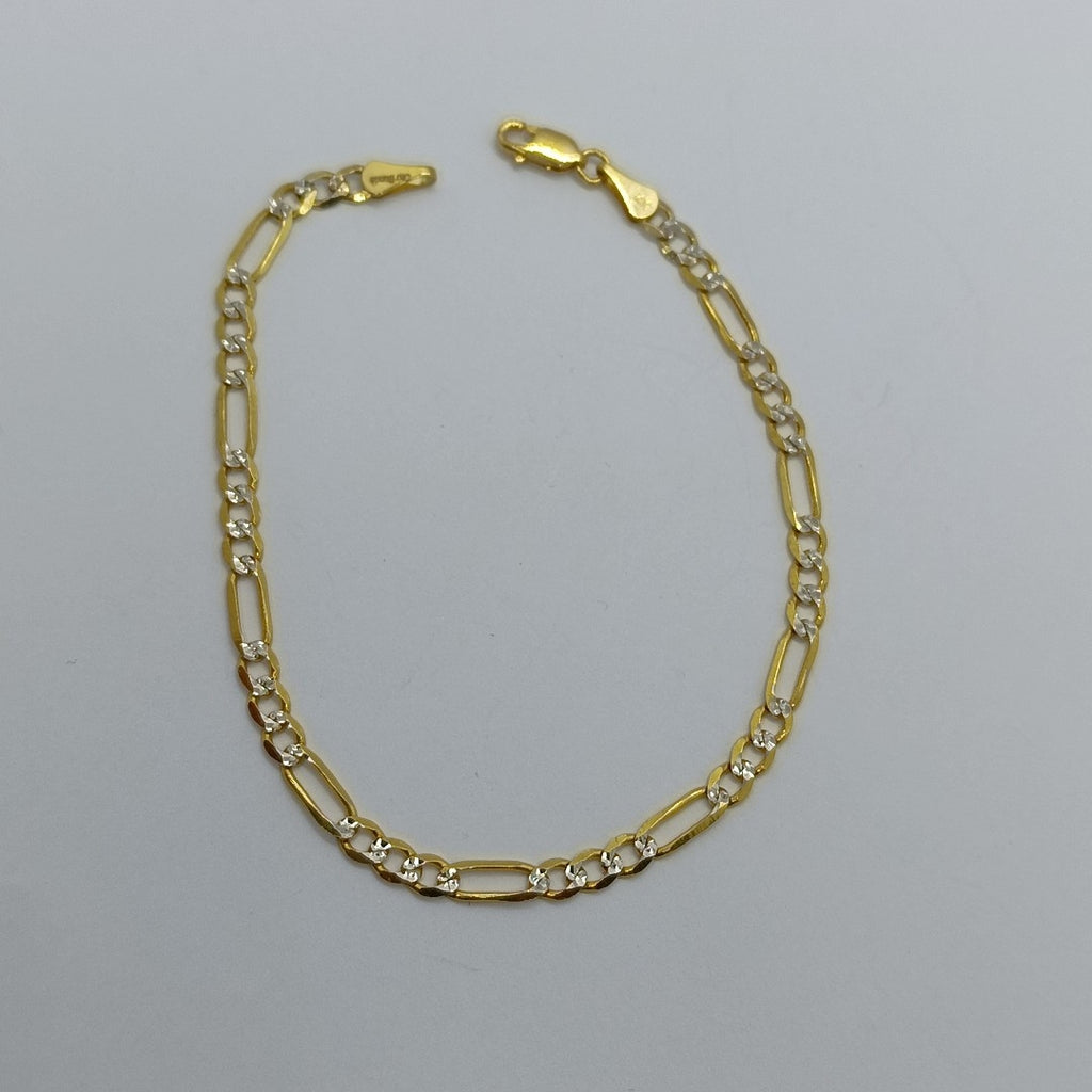 PULSERA 3X1 14K 21 CM 4.6 GR (NUEVO)