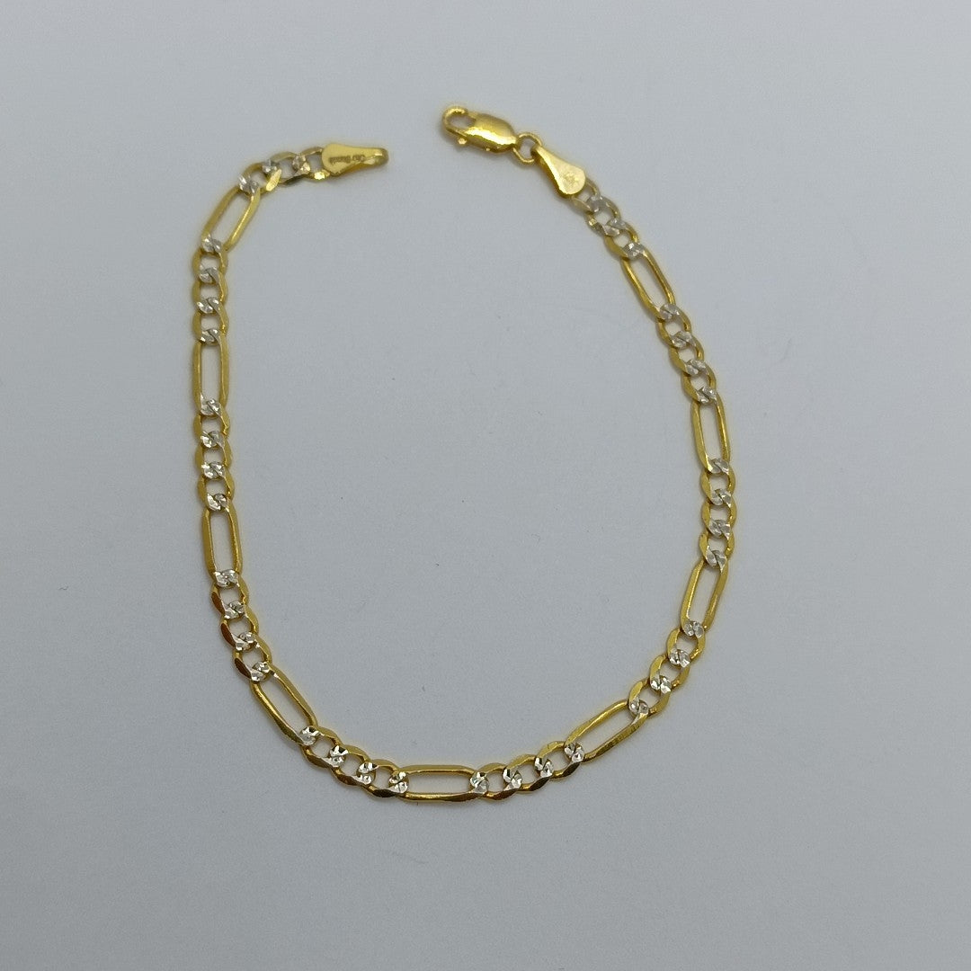 PULSERA 3X1 14K 21 CM 4.6 GR (NUEVO)