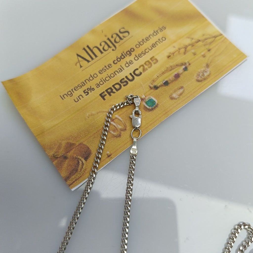 CADENA PLATA 8,00 GRMS (SEMINUEVO)