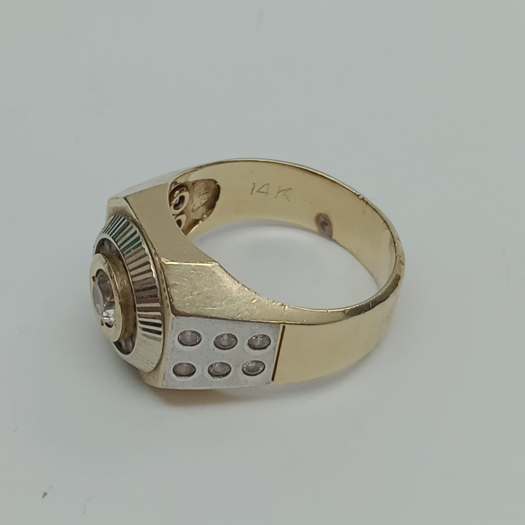 ANILLO ORO 14 K 12,90 GRMS (SEMINUEVO)