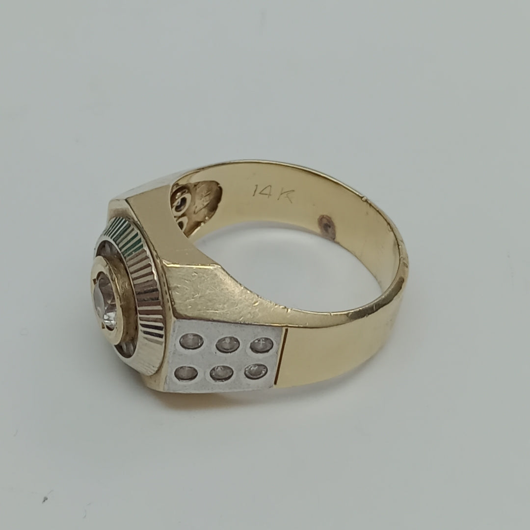 ANILLO ORO 14 K 12,90 GRMS (SEMINUEVO)