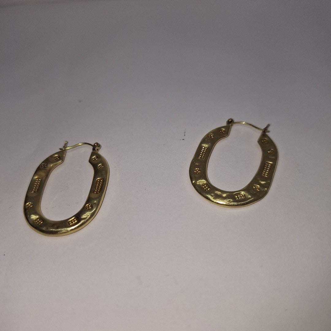 ARRACADAS PAR ORO 14 K 3.4 GRMS (SEMINUEVO)