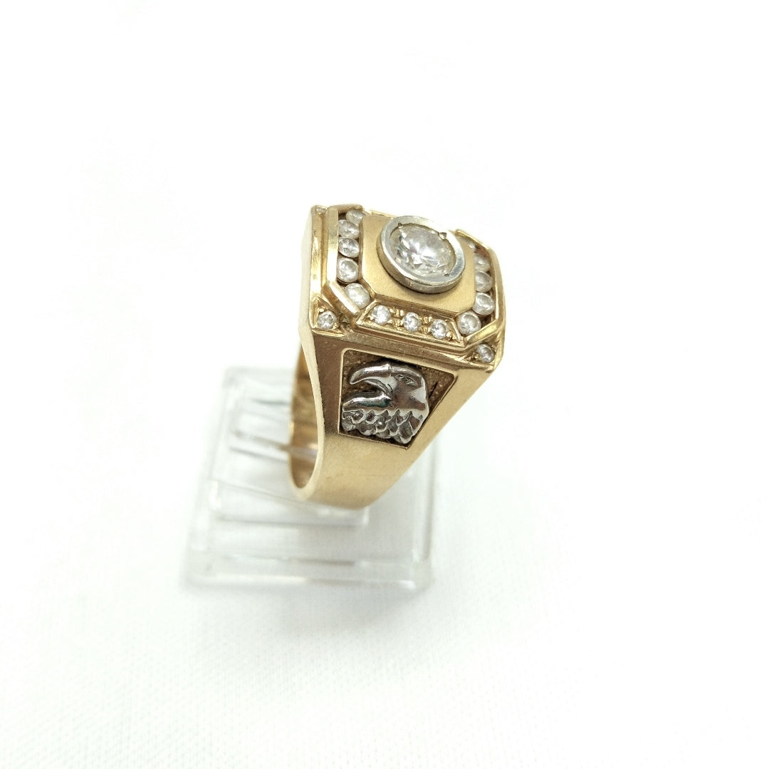 ANILLO ORO 14 K 12,10 GRMS (SEMINUEVO)