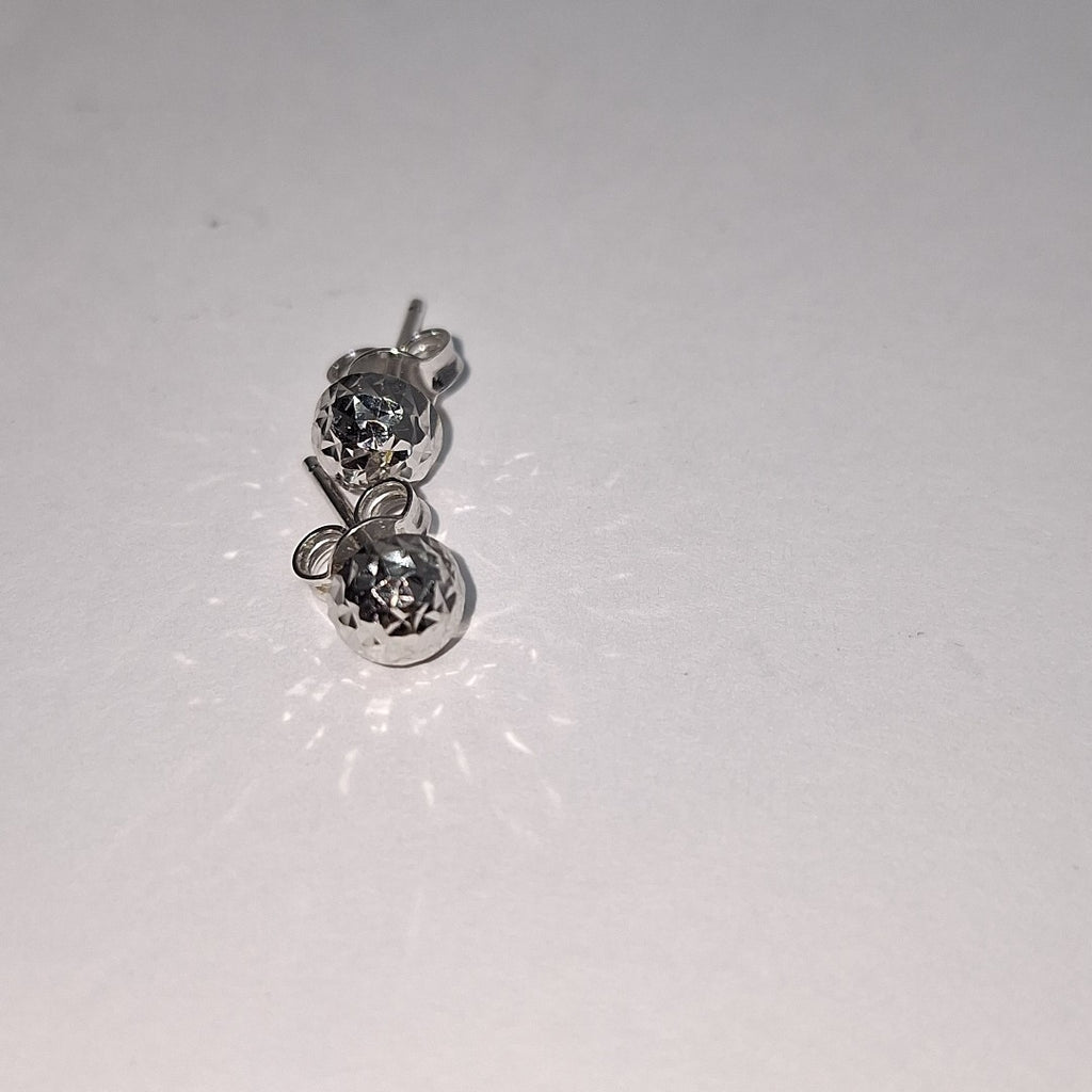 BROQUELES PAR ORO BLANCO 10 K 0,90 GRMS (SEMINUEVO)