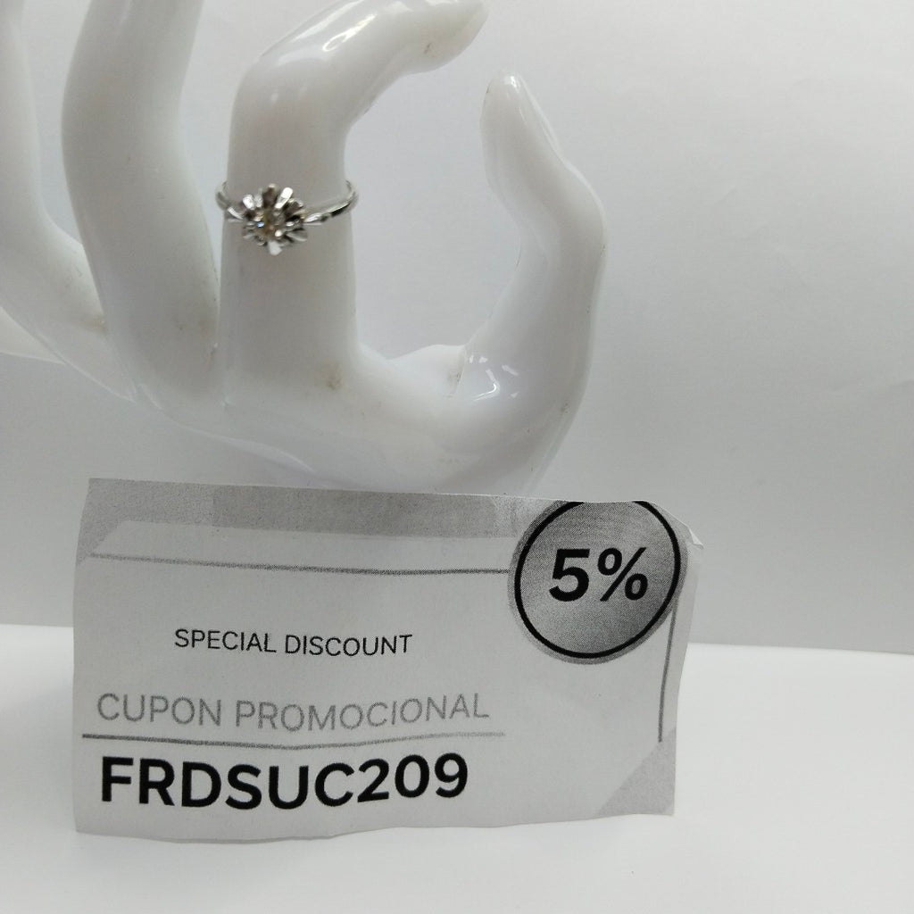 ANILLITO ORO BLANCO 14 K 2.6 GRMS (SEMINUEVO)