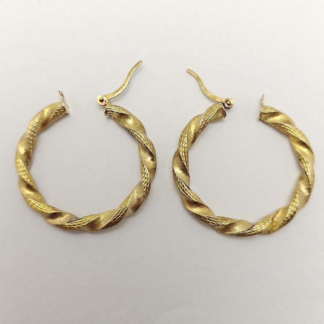 ARETES PAR ORO 14 K 3,00 GRMS (SEMINUEVO)