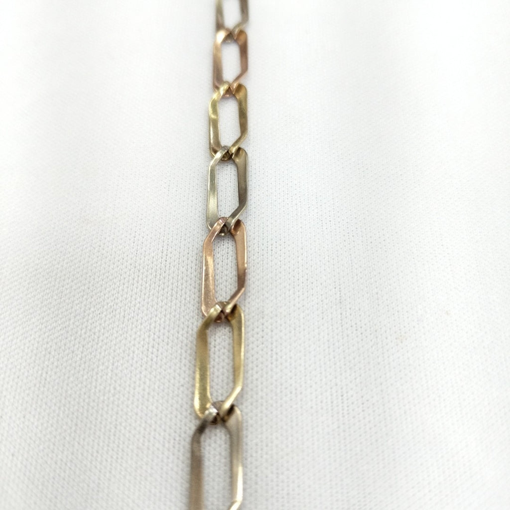 PULSERA ORO COMBINADO 10 K 6,20 GRMS (SEMINUEVO)