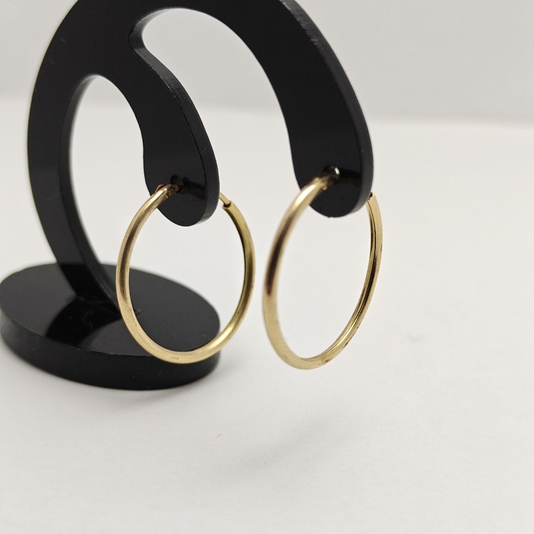 ARRACADAS PAR ORO 14 K 1.4 GRMS (SEMINUEVO)