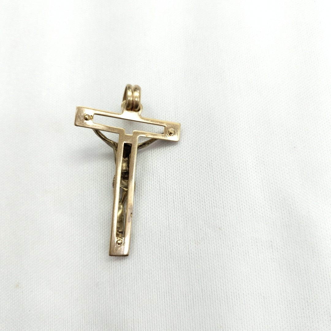 CRUCIFIJO ORO 14 K 5.3 GRMS (SEMINUEVO)