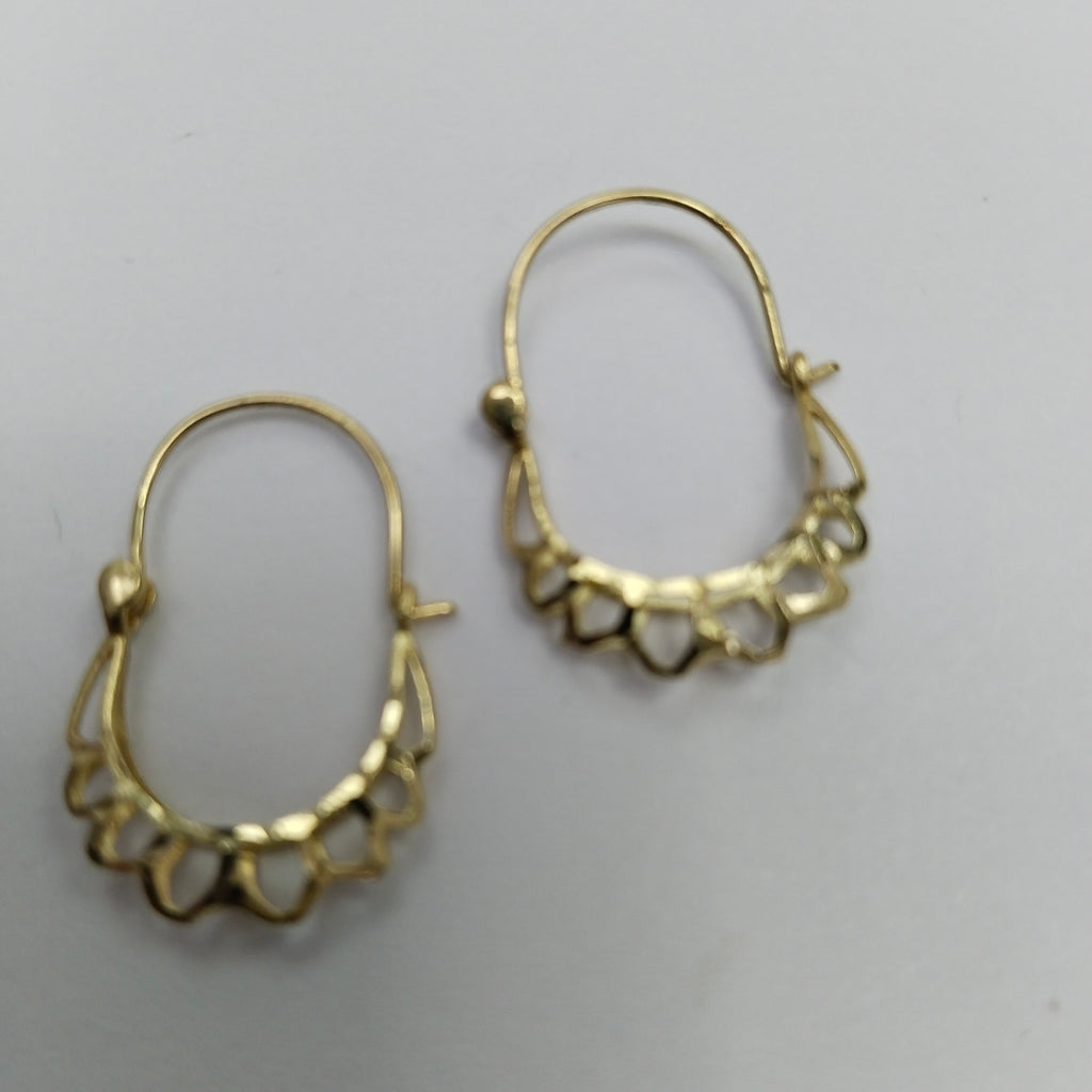 ARRACADAS PAR ORO 10 K 0.8 GRMS (SEMINUEVO)