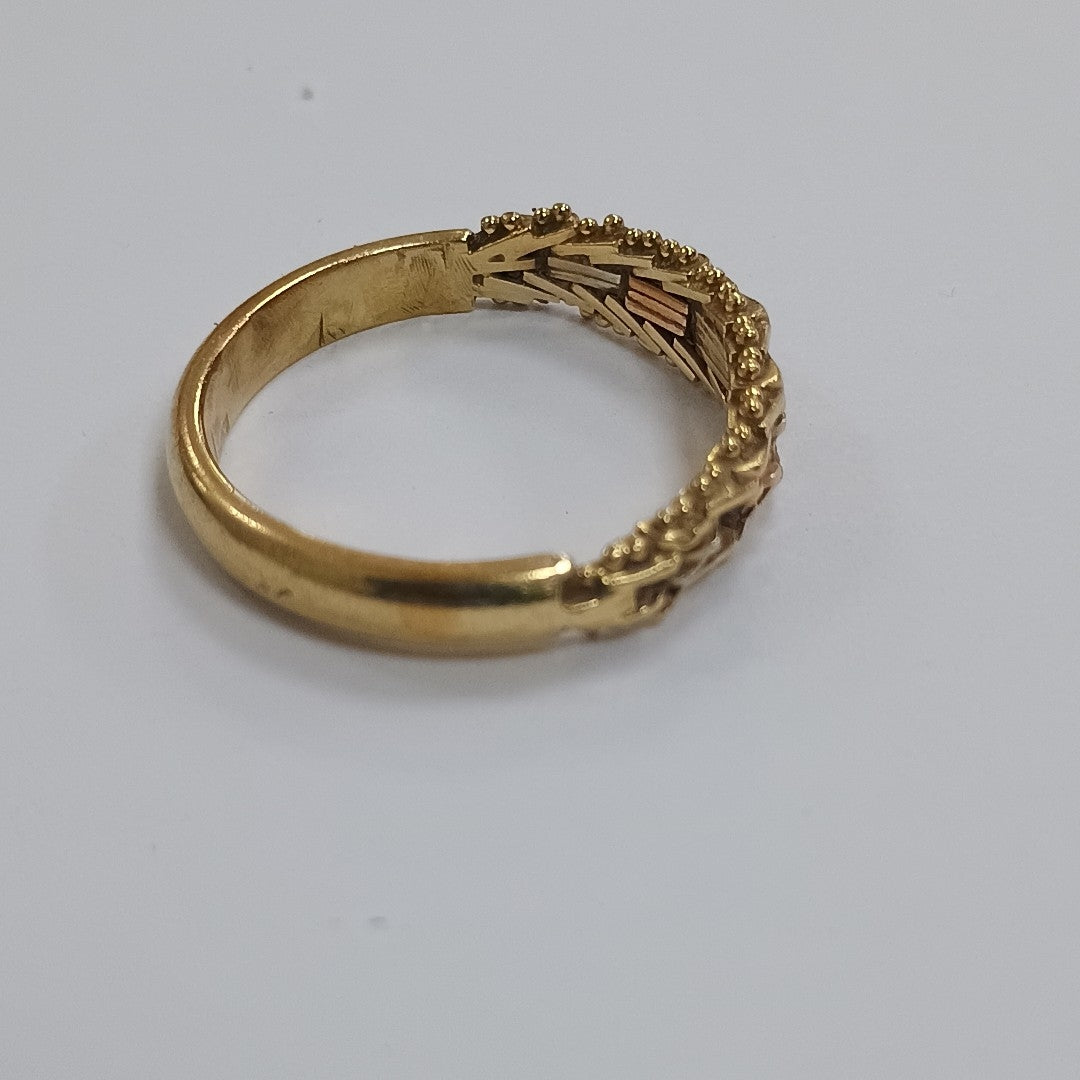 ARGOLLA ORO COMBINADO 10 K 3,00 GRMS (SEMINUEVO)