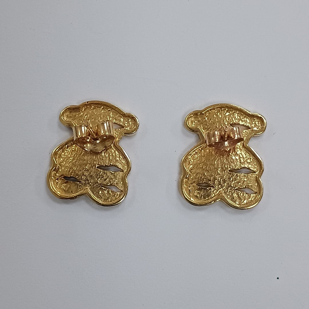 BROQUELES PAR ORO COMBINADO 14 K 3,20 GRMS (SEMINUEVO)