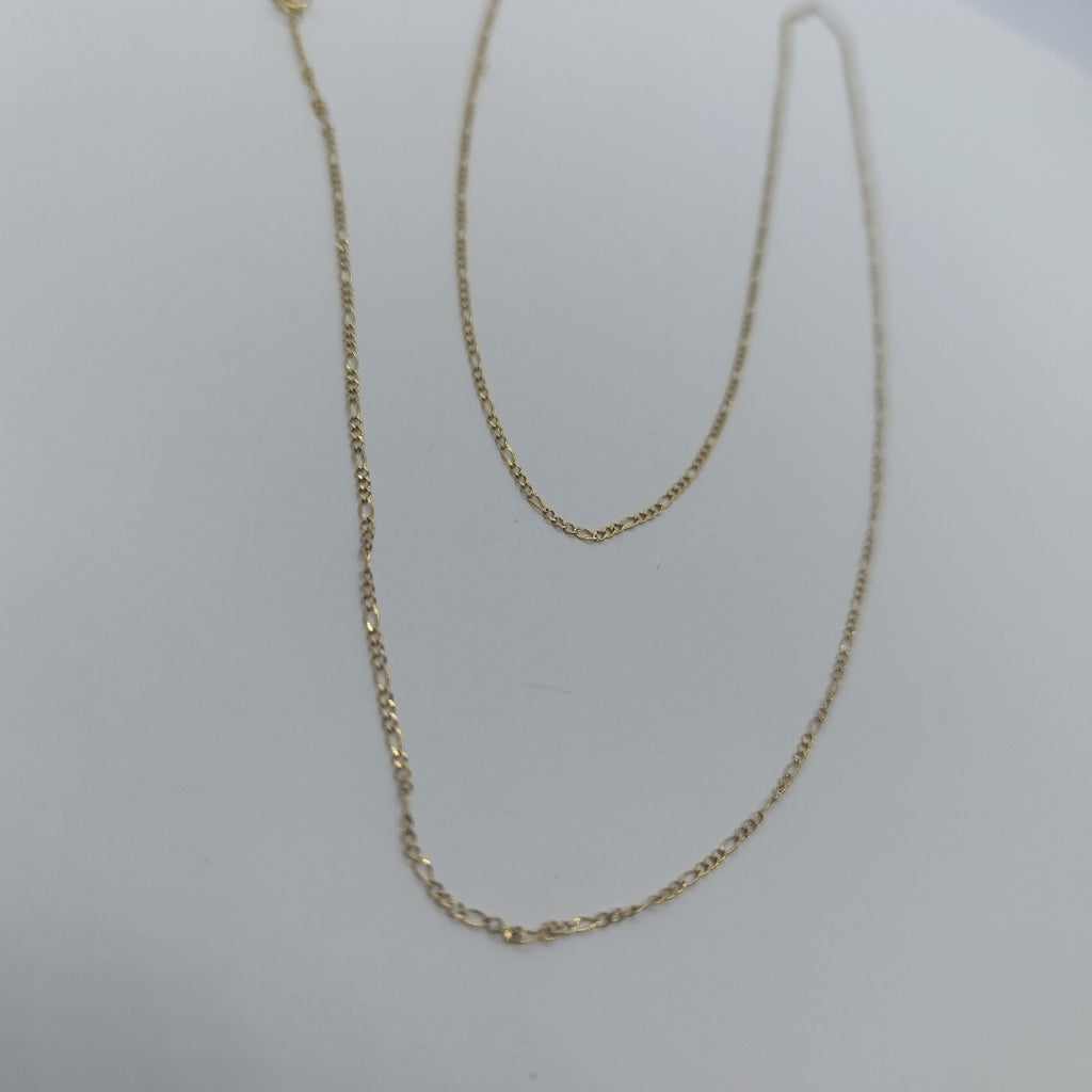 CADENA 3 X 1 1.7GR 60 CM 14K (NUEVO)