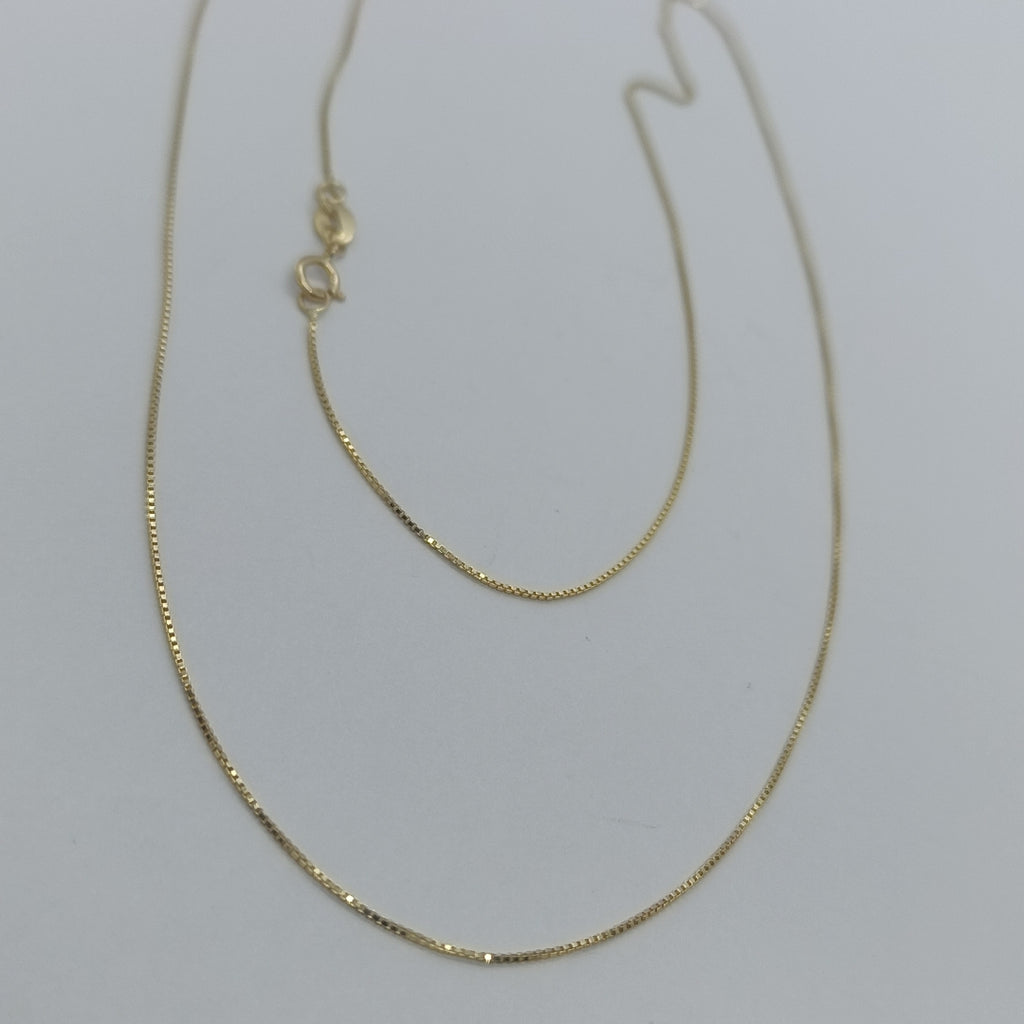 CADENA VENECIANO 14K 55 CM 1.7 GR (NUEVO)