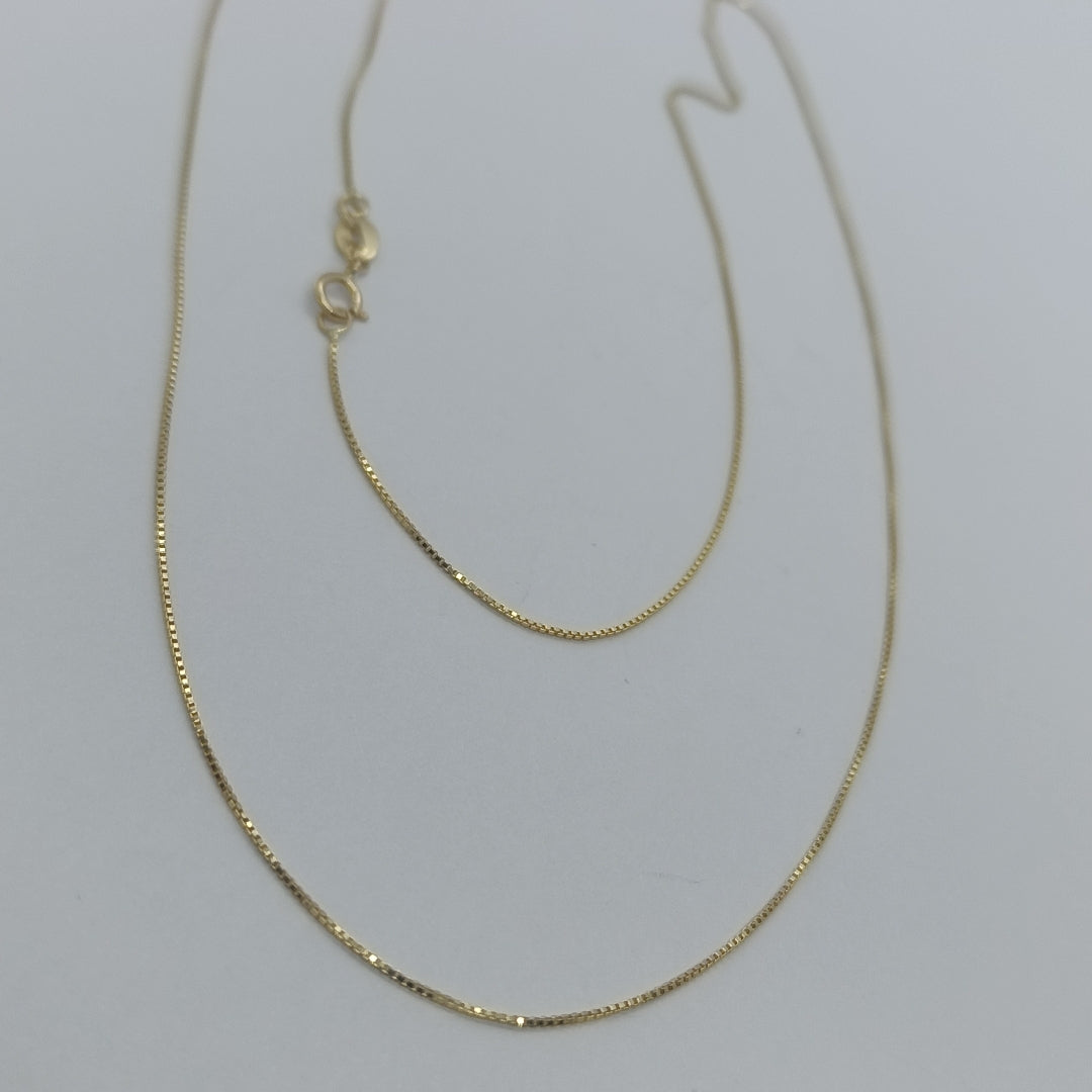 CADENA VENECIANO 14K 55 CM 1.7 GR (NUEVO)