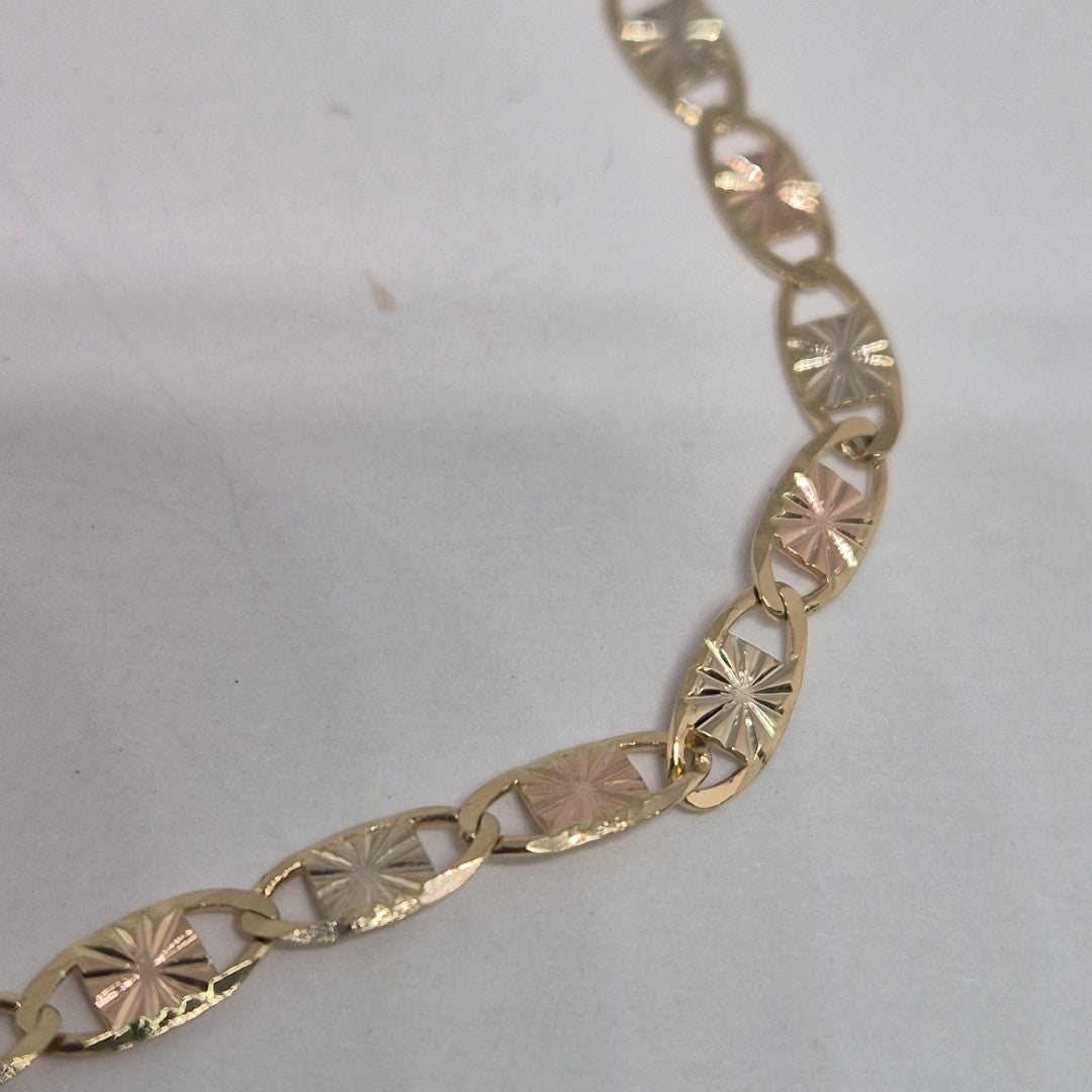 PULSERA GUCHI 14K 18 CM 2.8 GR (NUEVO)