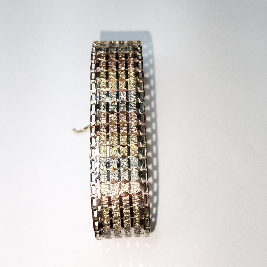 BRAZALETE ORO 14 K 14.2 GRMS (SEMINUEVO)