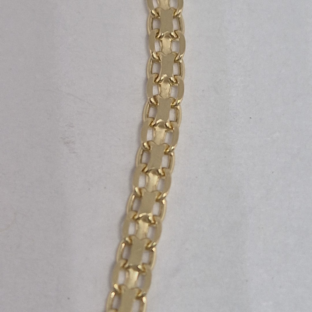 PULSERA TEJIDO CHINO 14K 18 CM 2.4 GR (NUEVO)