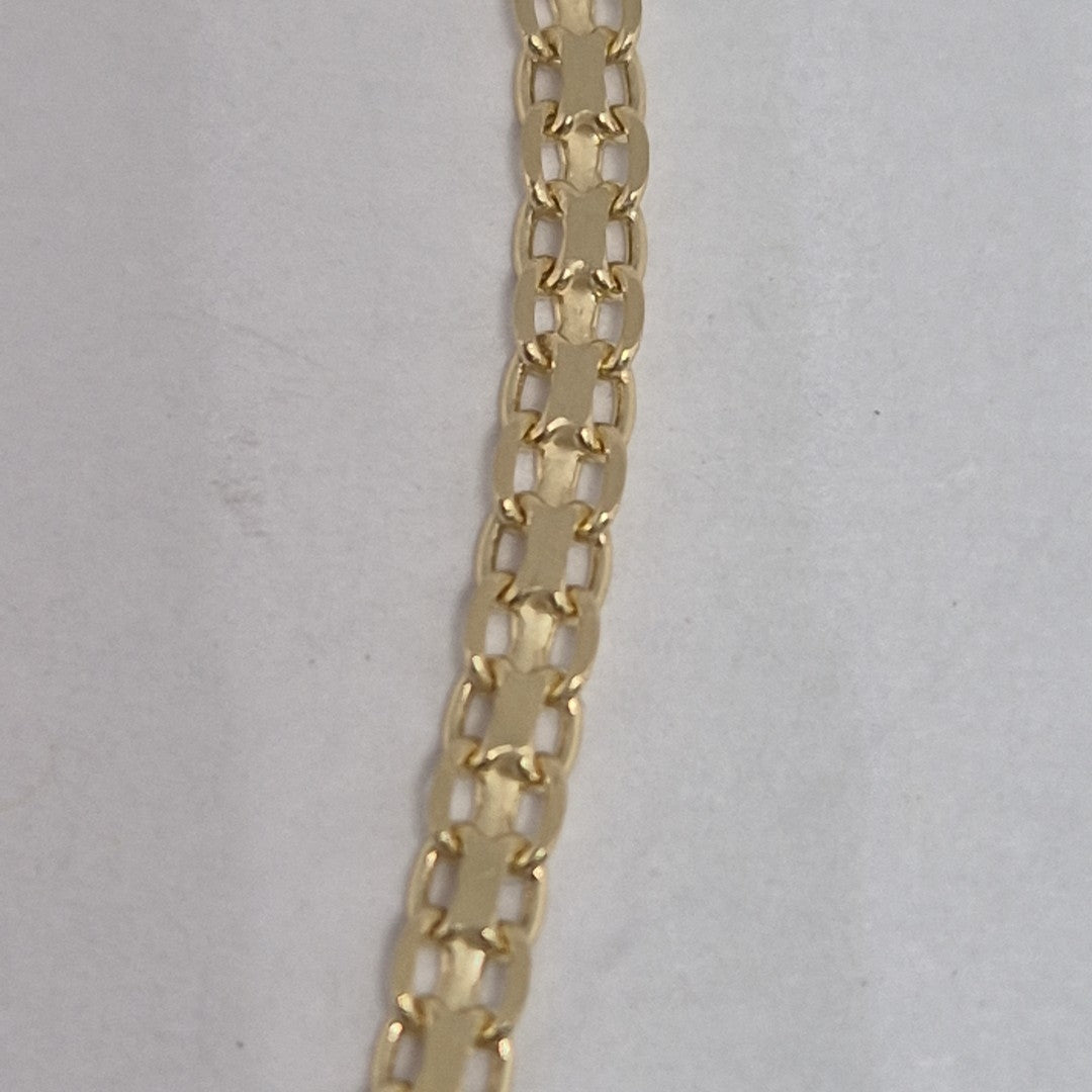 PULSERA TEJIDO CHINO 14K 18 CM 2.4 GR (NUEVO)