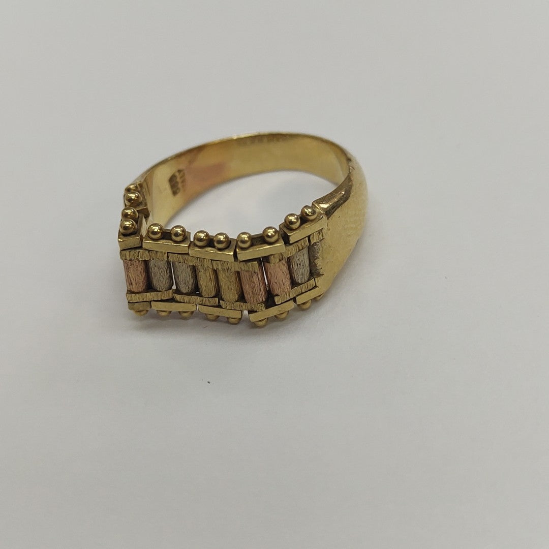 ANILLITO ORO COMBINADO 14 K 4,60 GRMS (SEMINUEVO)