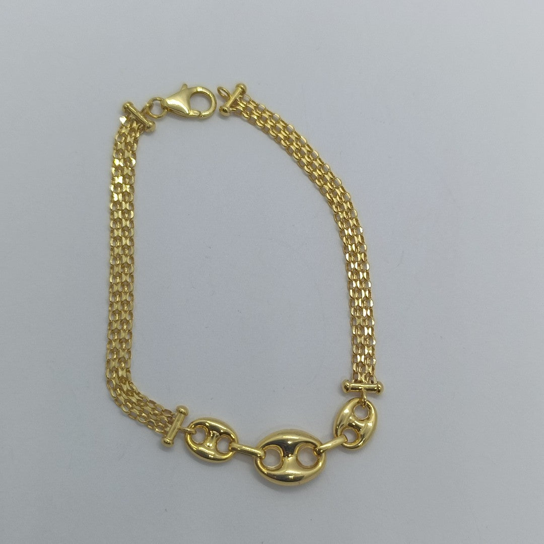 PULSERAS DAMA ORO 14K 3.5 (NUEVO)