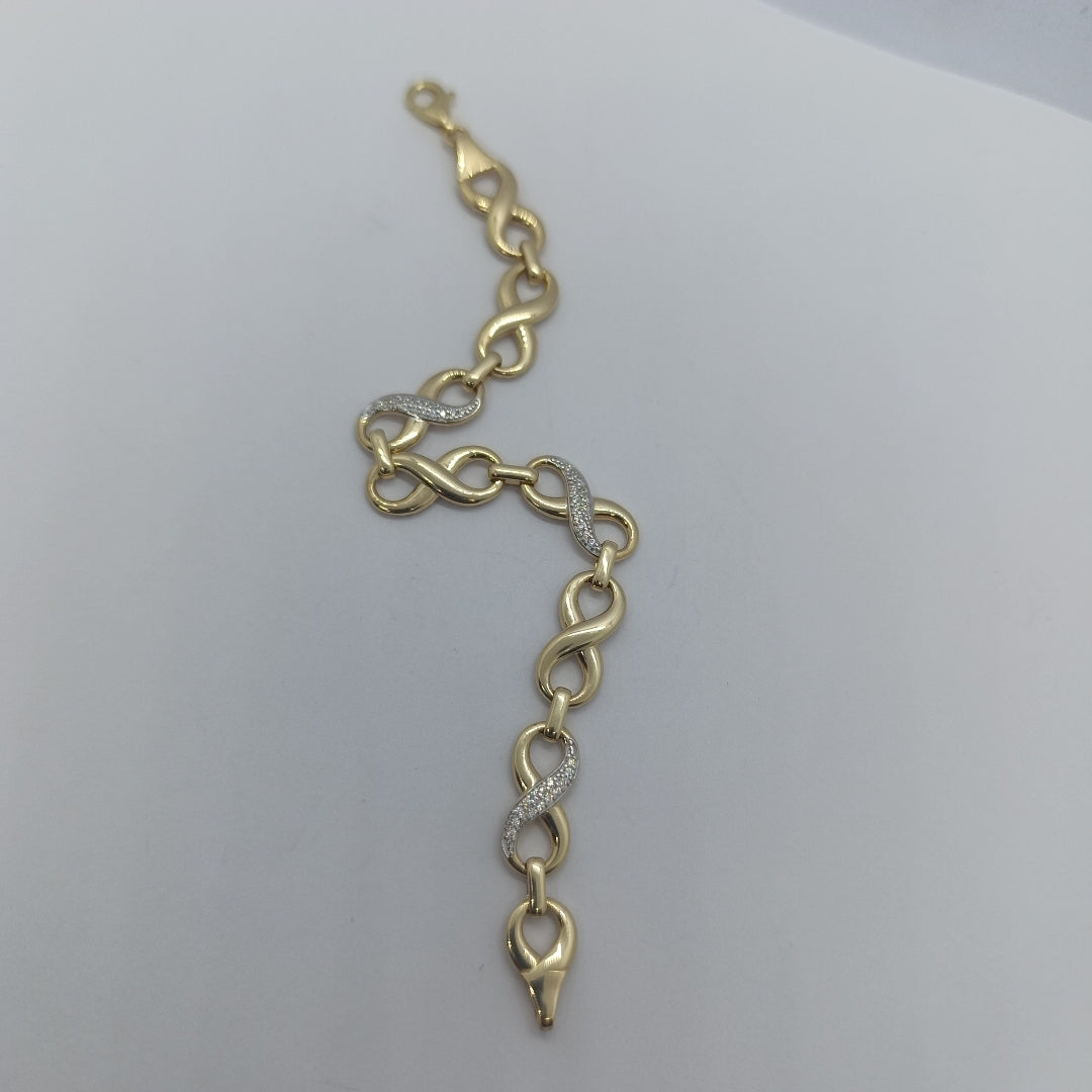 PULSERAS DAMA ORO 14K 7.2 (NUEVO)