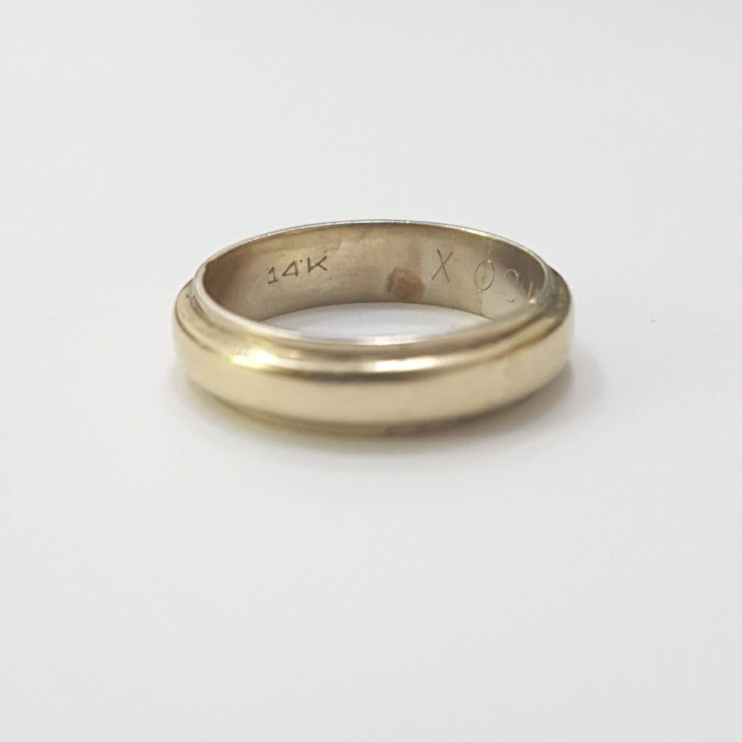 ARGOLLA ORO COMBINADO 14 K 4,50 GRMS (SEMINUEVO)